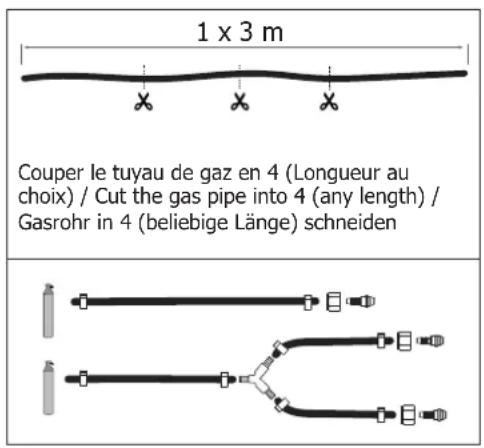GYS VAS 821 005 80 023 - RACCORD GAZ / GAS FITTINGS / GASANSCHLUSS / CONEXIÓN DE GAS / ГАЗОВОЕ СОЕДИНЕНИЕ / GAS AANSLUITING / COLLEGAMENTO GAS - 1