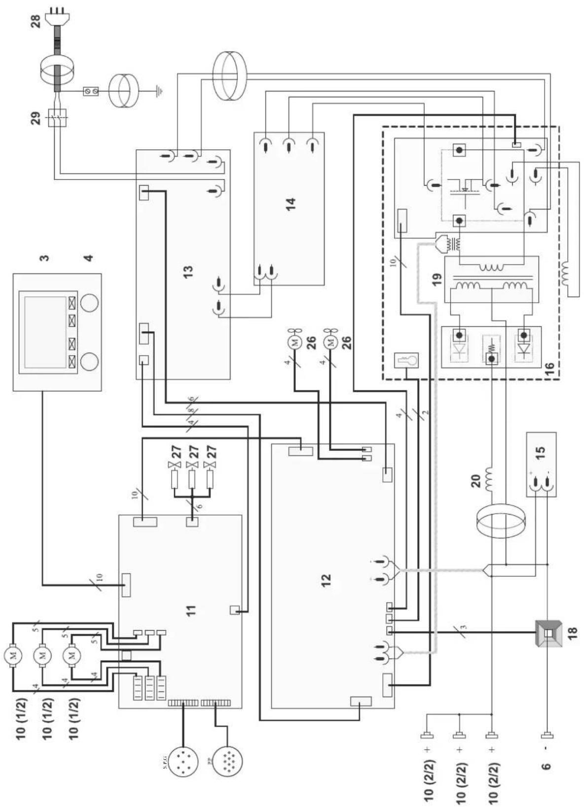 GYS VAS 821 005 80 023 - CIRCUIT DIAGRAM / SCHALTPLAN / DIAGRAMA ELECTRICO / ЭЛЕКТРИЧЕСКАЯ СХЕМА / ELEKTRISCHE SCHEMA / SCEMA ELETTRICO - 1