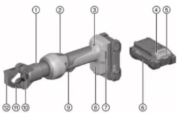HILTI NCR 60 DC-A22 - Vue d'ensemble du produit - 1