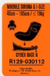 CYBEX Base G - DIFFÉRÊNTES UTILISATIONS DE LA BASE - 2