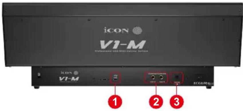 icon V1-M - 背面パネルのレイアウト - 1