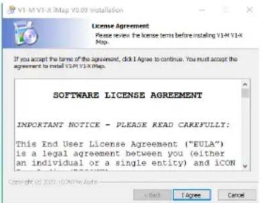 icon V1-M - Windows で iMap™ ソフトウェアをインストールする - 1