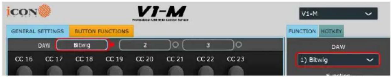 icon V1-M - iMAP の DAW ボタンに DAW を割り当てる方法について - 1