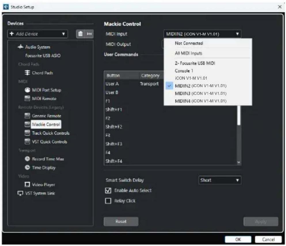 icon V1-M - V1-M を DAW にセットアップする - 1