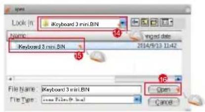 icon iKeyboard 3 Mini - Mise à niveau du micrologiciel - 9