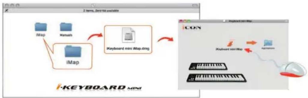 icon iKeyboard 3 Mini - Installation du logiciel iMap™ pour Mac SE X - 1