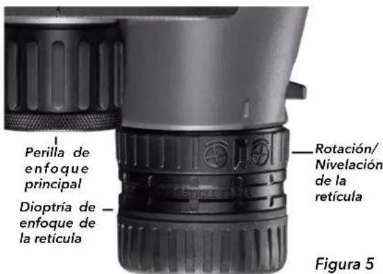 BUSHNELL Match Pro - DIOPTRÍA DE ENFOQUE PRINCIPAL Y DE LA RETÍCULA - 1