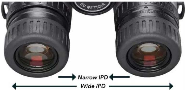 BUSHNELL Match Pro - IPD (INTERPUPILLARY DISTANCE) ADJUSTMENT - 1