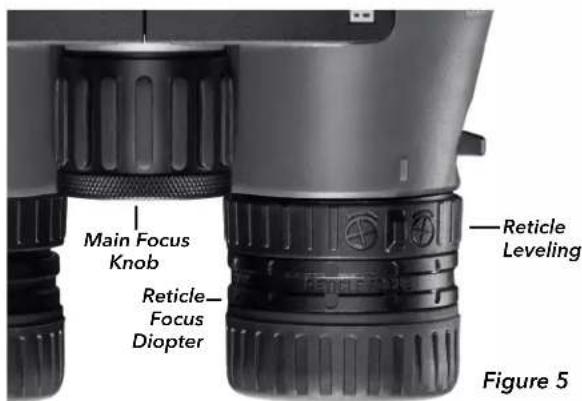 BUSHNELL Match Pro - MAIN FOCUS KNOB AND RETICLE FOCUS DIOPTER - 1