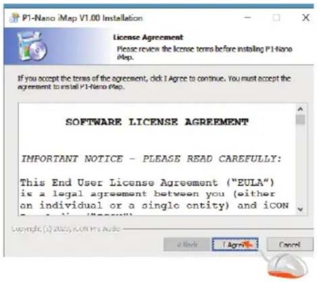 icon P1-Nano - Installing iMap ^TM Software for Windows - 1