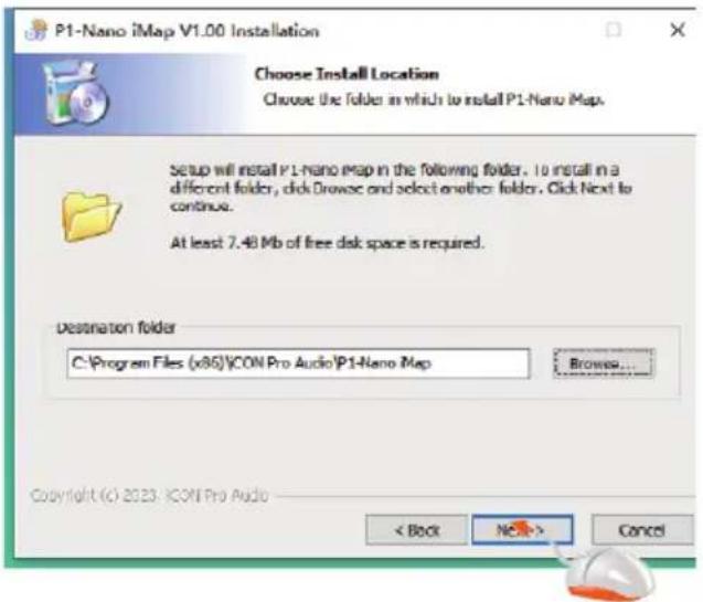 icon P1-Nano - Installing iMap ^TM Software for Windows - 2