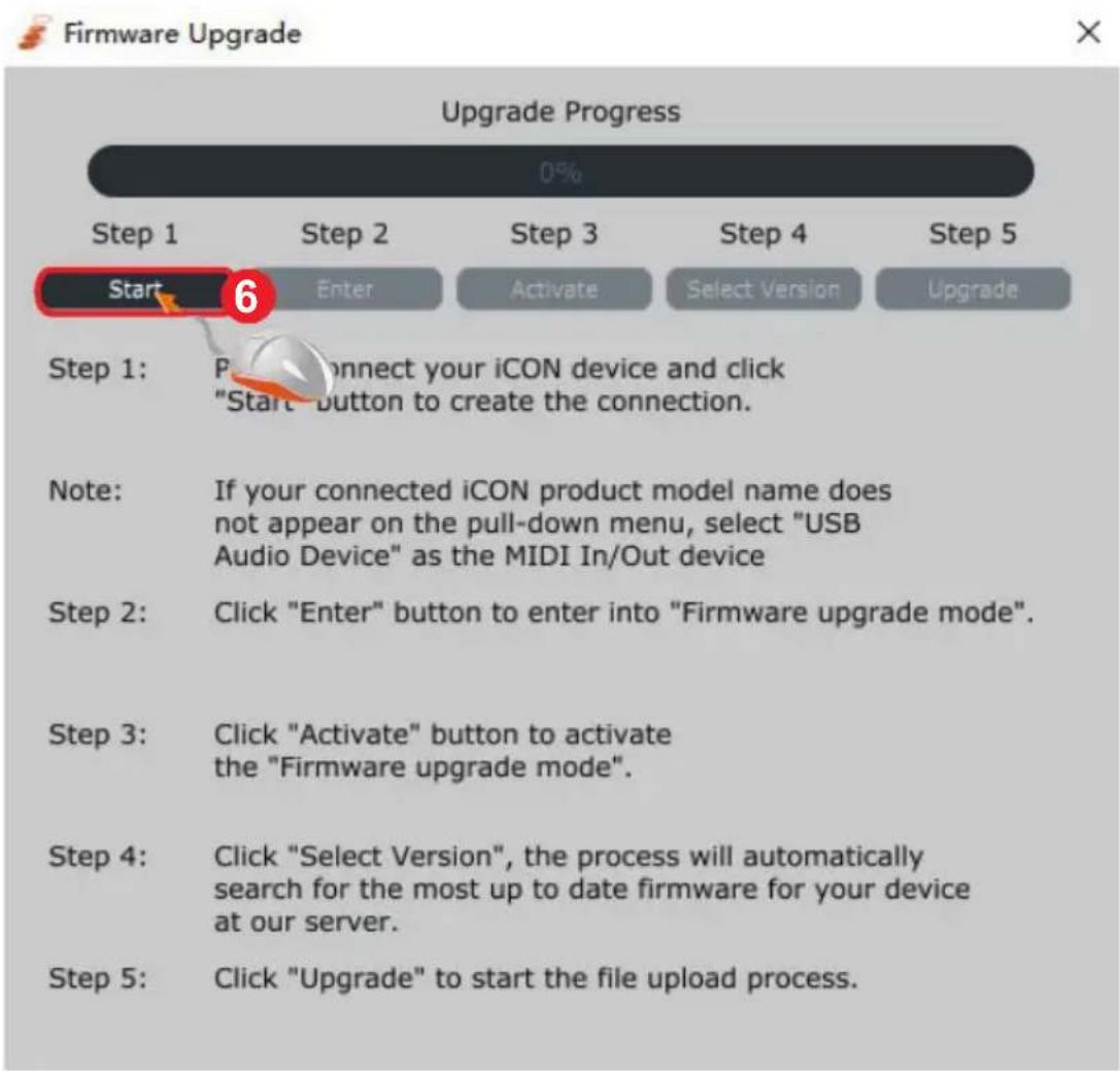 icon P1-Nano - Étape3: Cliquez sur le bouton « Start ». - 1