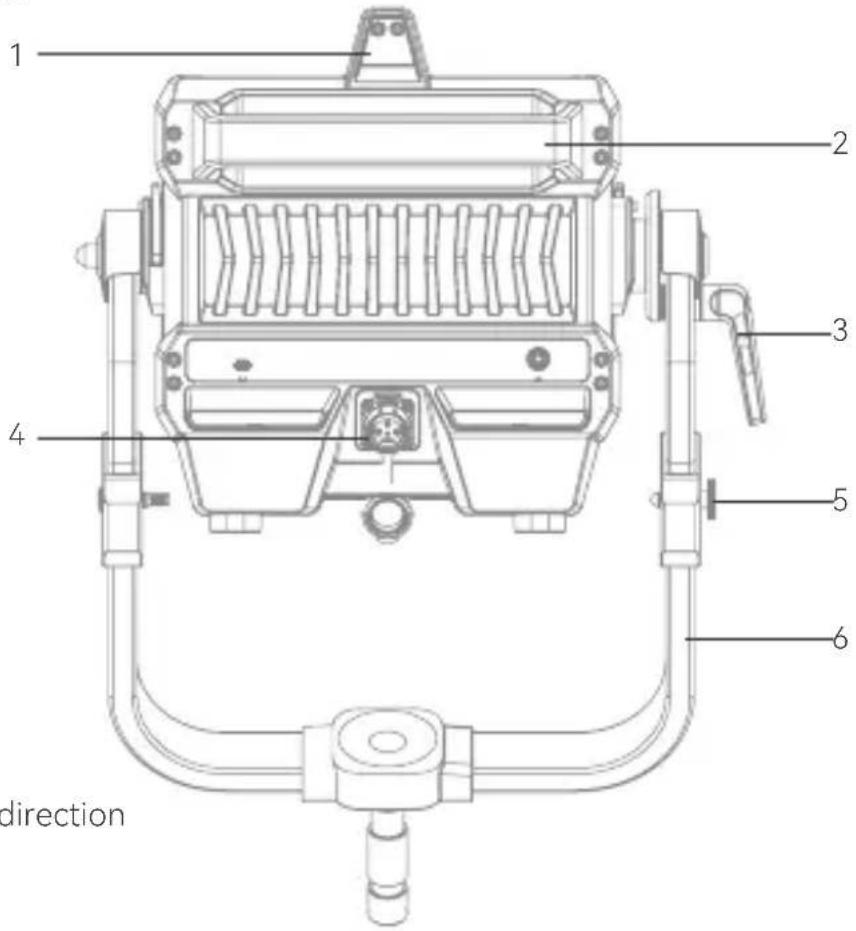 GODOX Knowled MG2400BI - Corps de la lampe - 1