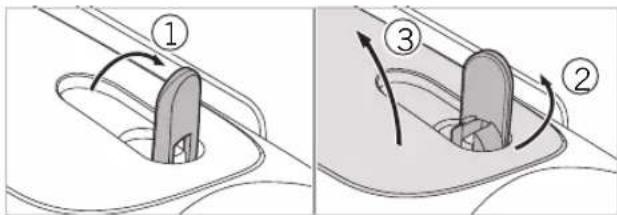 Swarovski AX Visio - INSTALLING AND REMOVING THE BATTERY - 1