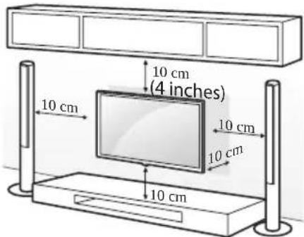 LG 55UN343H0UA - Mounting on a Wall - 1