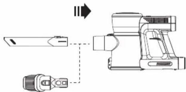Prixton Flex Ultimate - Instruções de utilização de acessórios de aspirador de mão - 3