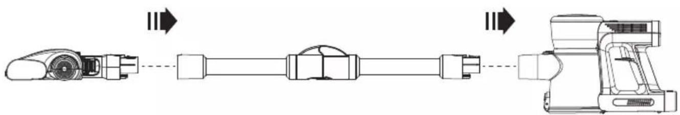 Prixton Flex Ultimate - Operation instructions of handheld vacuum cleaner accessories - 1