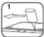 FELLOWES LX190 - FOLLOW OILING PROCEDURE BELOW AND REPEAT TWICE TO CLEAN THE SENSORS - 1