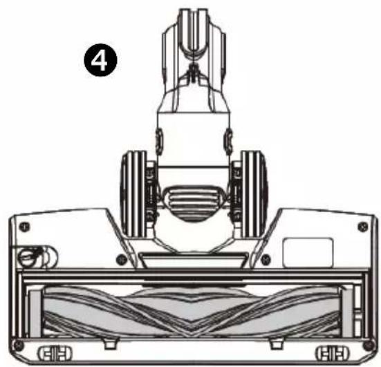 Haeger Venus Plus 600 VC-600.047A - Limpieza del cepillo giratorio - 3