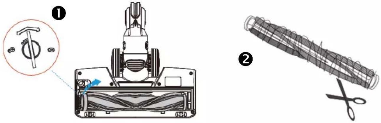 Haeger Venus Plus 600 VC-600.047A - Kaθαρισμός περιστρεφόμενης βούρτας - 1