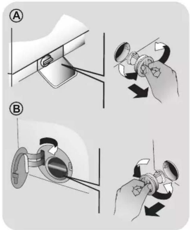CANDY COW 41065TWRR-S - Nous vous recommandons de vérifier et de nettoyer le filtre 5 à 6 fois par an. - 1