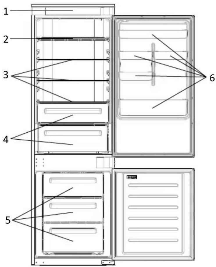 CANDY CBT5518DWK - PRODUCTBESCHRIJVING - 1