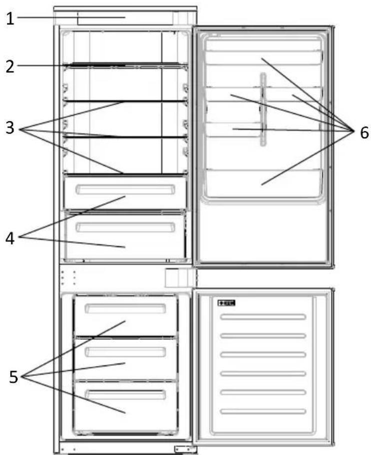 CANDY CBT5518DWK - PRODUKTBESKRIVNING - 1
