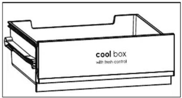 CANDY CCQP4T618CX - Fridge storage drawer Fridge storage drawer - 1