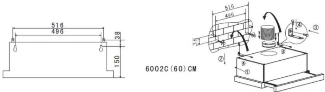 516 496 38 150 516 496 38 ② ③ ④ ⑤ ⑥ 6002C (60) CM