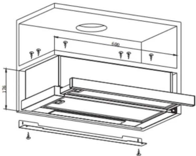 CANDY CBT60RBG-07 - INSTALLATION (sur un meuble) - 3