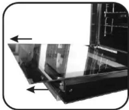 CANDY FCT686NR - REMOVAL AND CLEANING OF THE GLASS DOOR - 2