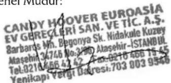 CANDY FCT615NRWF - CANDY-HOOVER-EUROASIA EV GEREÇLERİ SAN. VE TİC. A.Ş. - 1