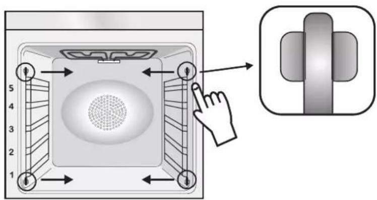 CANDY FCM615XRE0 - RETRAIT ET NETTOYAGE DES GRILLES LATÉRALES - 1