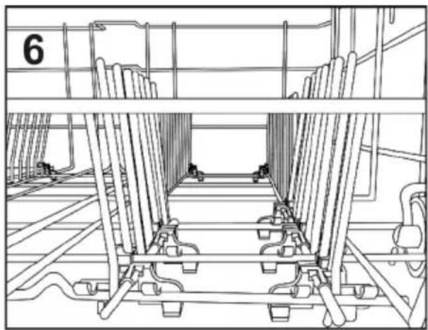 CANDY CS 6B0S3PSMA - Foldable racks (only on some models) - 2