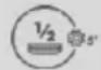 CANDY CF 4E7F0W - HALF LOAD/SETTING button - 1