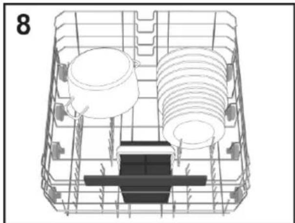 CANDY CF 4E7F0W - Supports pliables (uniquement sur certains modèles) - 4