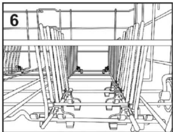 CANDY CF 4E7F0W - Foldable racks (only on some models) - 2