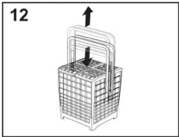 CANDY CS 5C5F0MA - Cutlery basket (only on some models) - 2