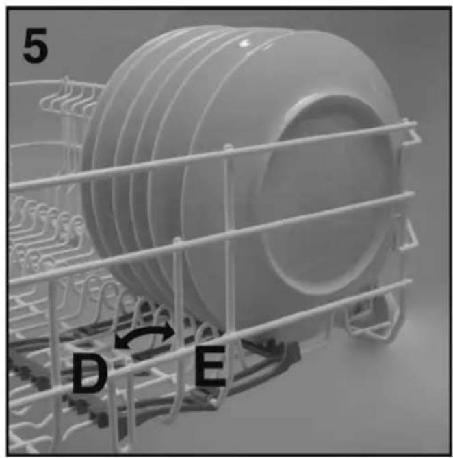 CANDY CS 4E3DFX - Utilizzo del cesto inferiore - 3