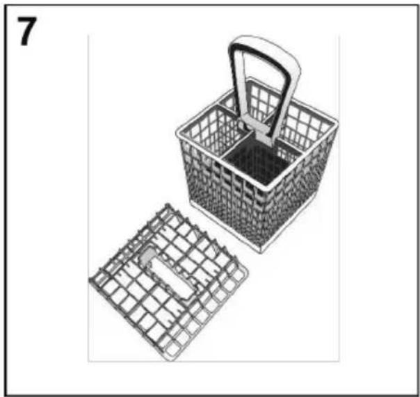 CANDY CS 4E3DFX - CUTLERY BASKET (only on some models) - 1