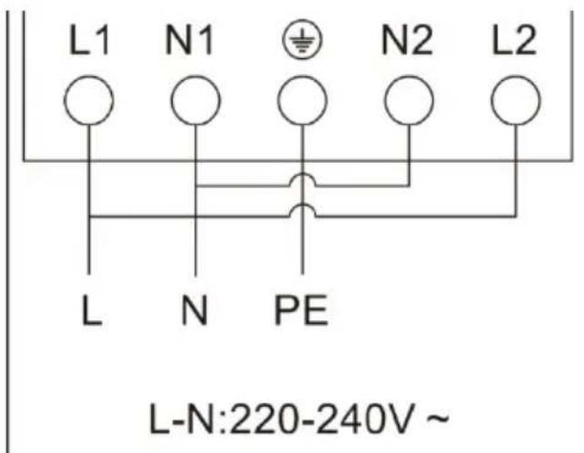 CANDY PCI30BCI642CBB - Branchement de la plaque sur le secteur - 1