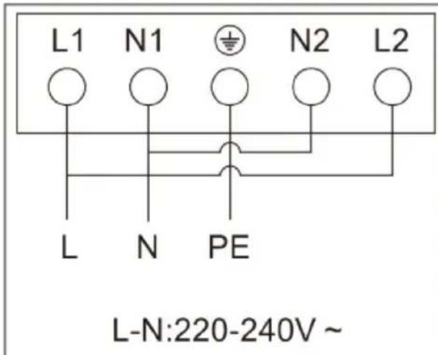 CANDY PCI30BCI642CBB - Σύνδεση της εστίας στην παροχή δικτύου ρεύματος - 1