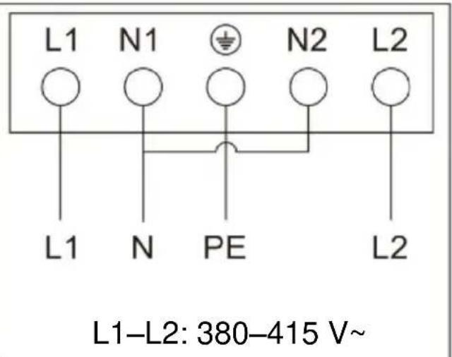 CANDY PCI30BCI642CBB - Připojení varné desky k sít'ovému napájení - 2