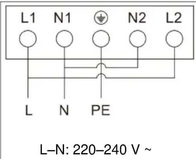 CANDY PCI30BCI642CBB - Připojení varné desky k sít'ovému napájení - 1