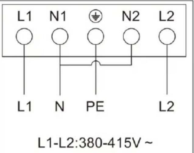 CANDY PCI30BCI642CBB - Connecting the hob to the mains power supply - 2