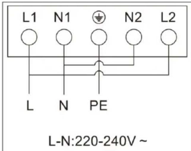 CANDY PCI30BCI642CBB - Connecting the hob to the mains power supply - 1