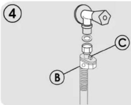 CANDY CS 4C7F0A - ● AQUASTOP (fig.4): - 1