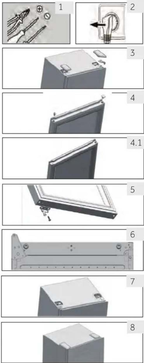 CANDY CWC023 - Assembly steps - 1
