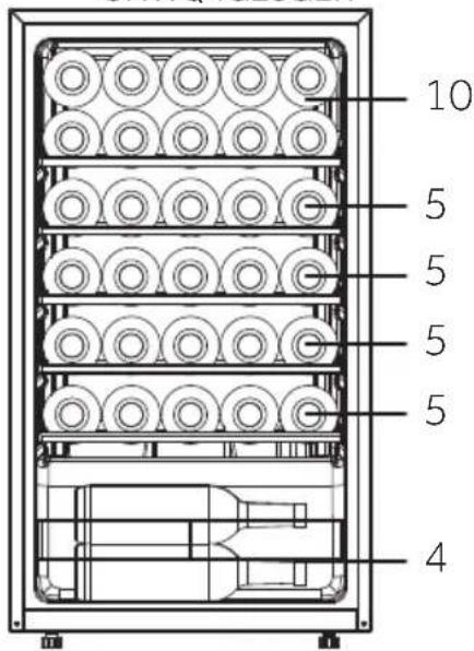 CANDY CWC023 - Wine bottle stacking - 5