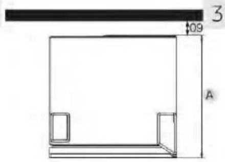 CANDY CWC023 - Cerințe legate de spațiu - 3